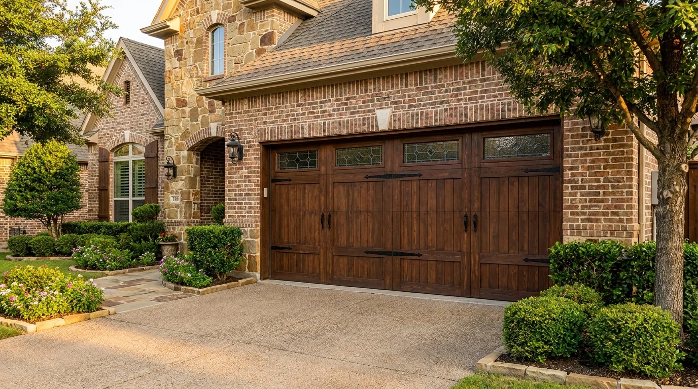 Carriage-house style garage door